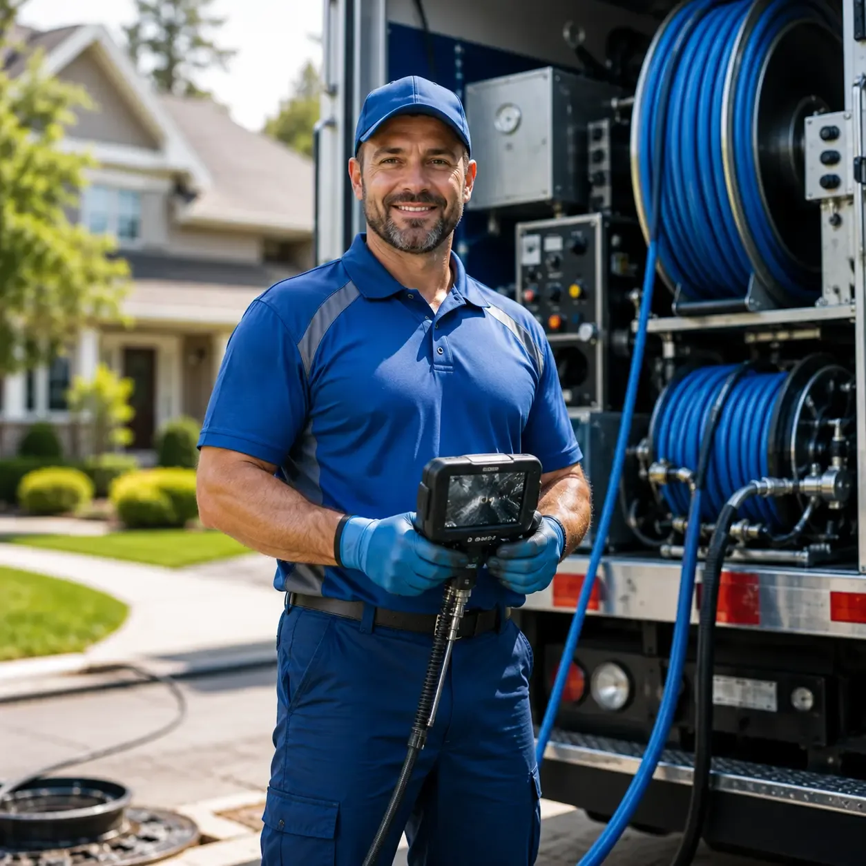 Local outdoor drain cleaning specialists in Lebanon, WI